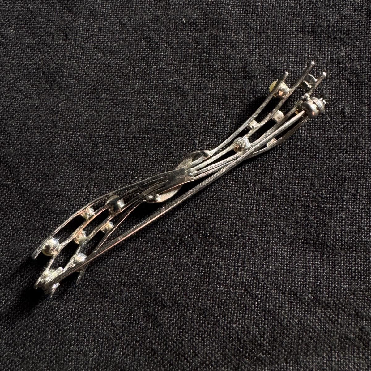 1950-60ǯ С ѡ ή֥Silver Pearl Brooch