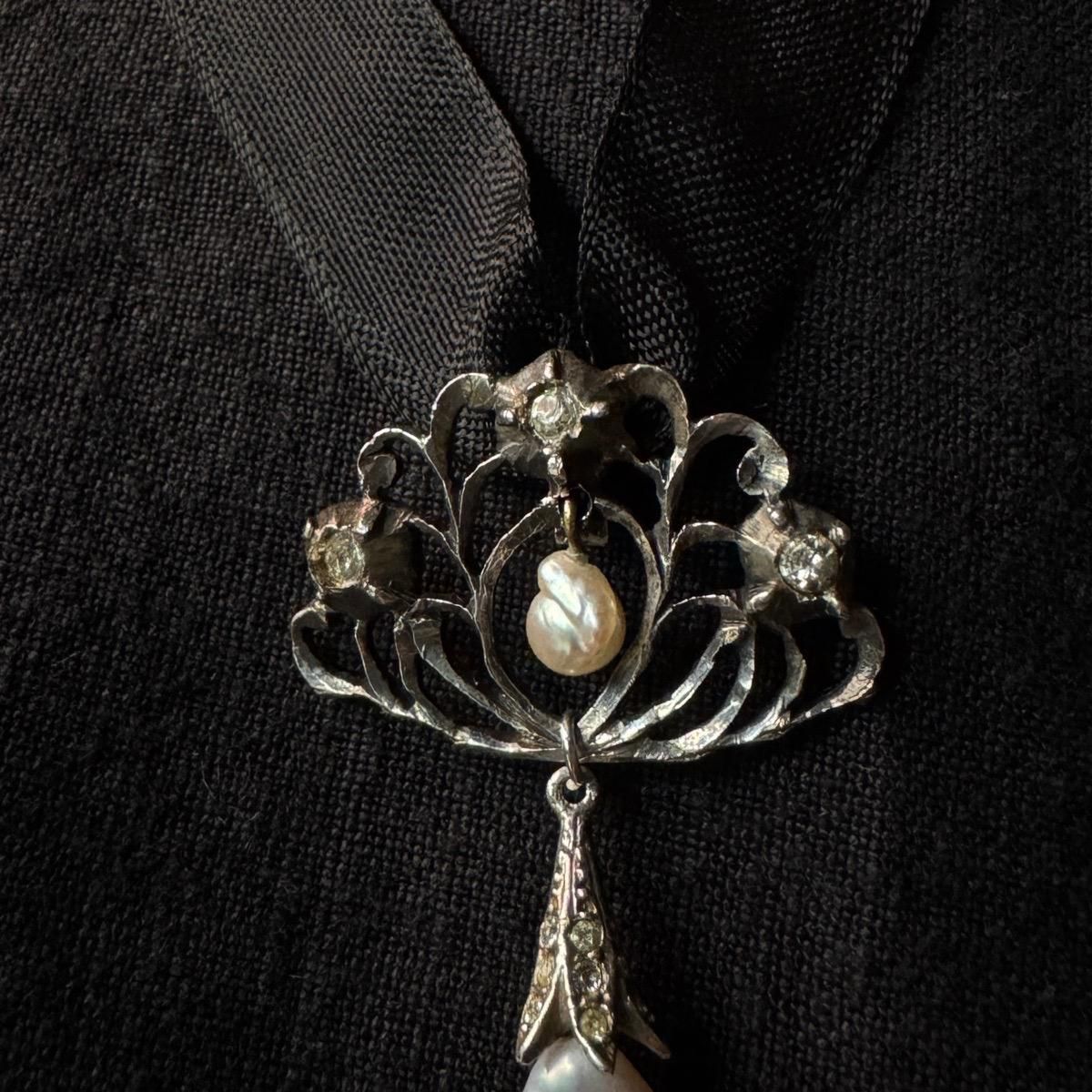ȥꥢ С Хåѡ 󥰥ڥȥȥåסBaroque Pearl Pendant Top