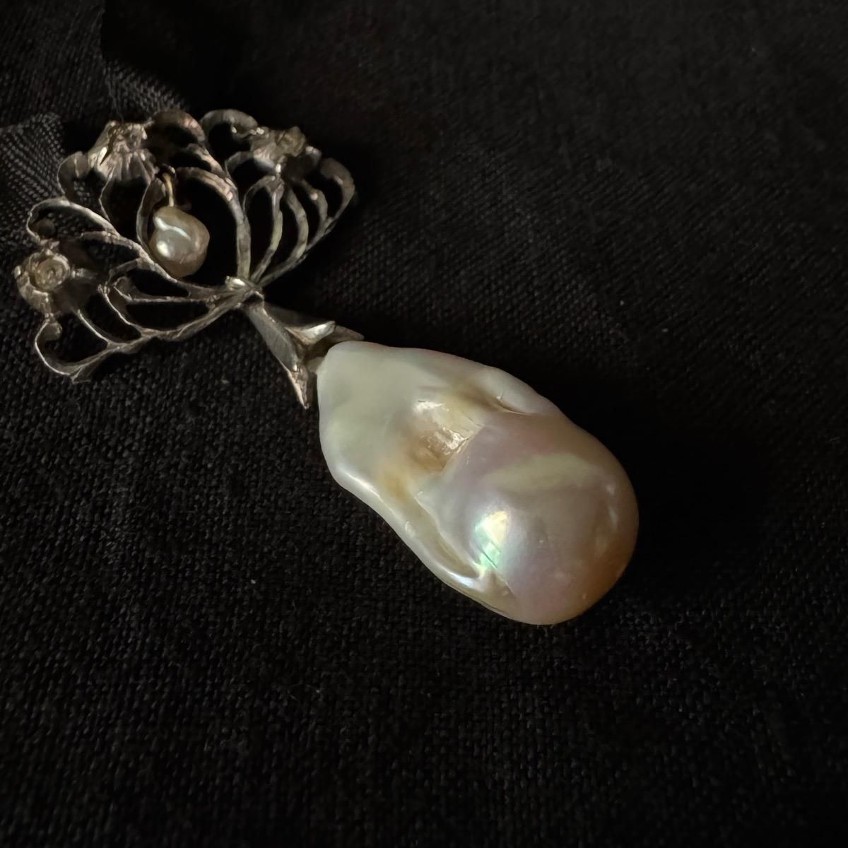 ȥꥢ С Хåѡ 󥰥ڥȥȥåסBaroque Pearl Pendant Top