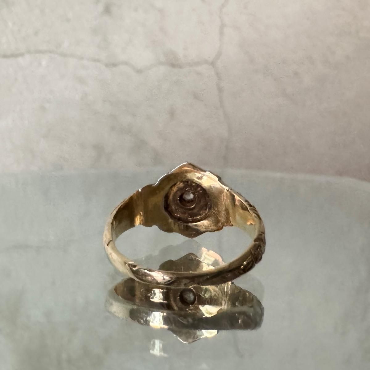 ȥꥢ 15 ѡ  ䷿󥰡15K Pearl Emerald Ring