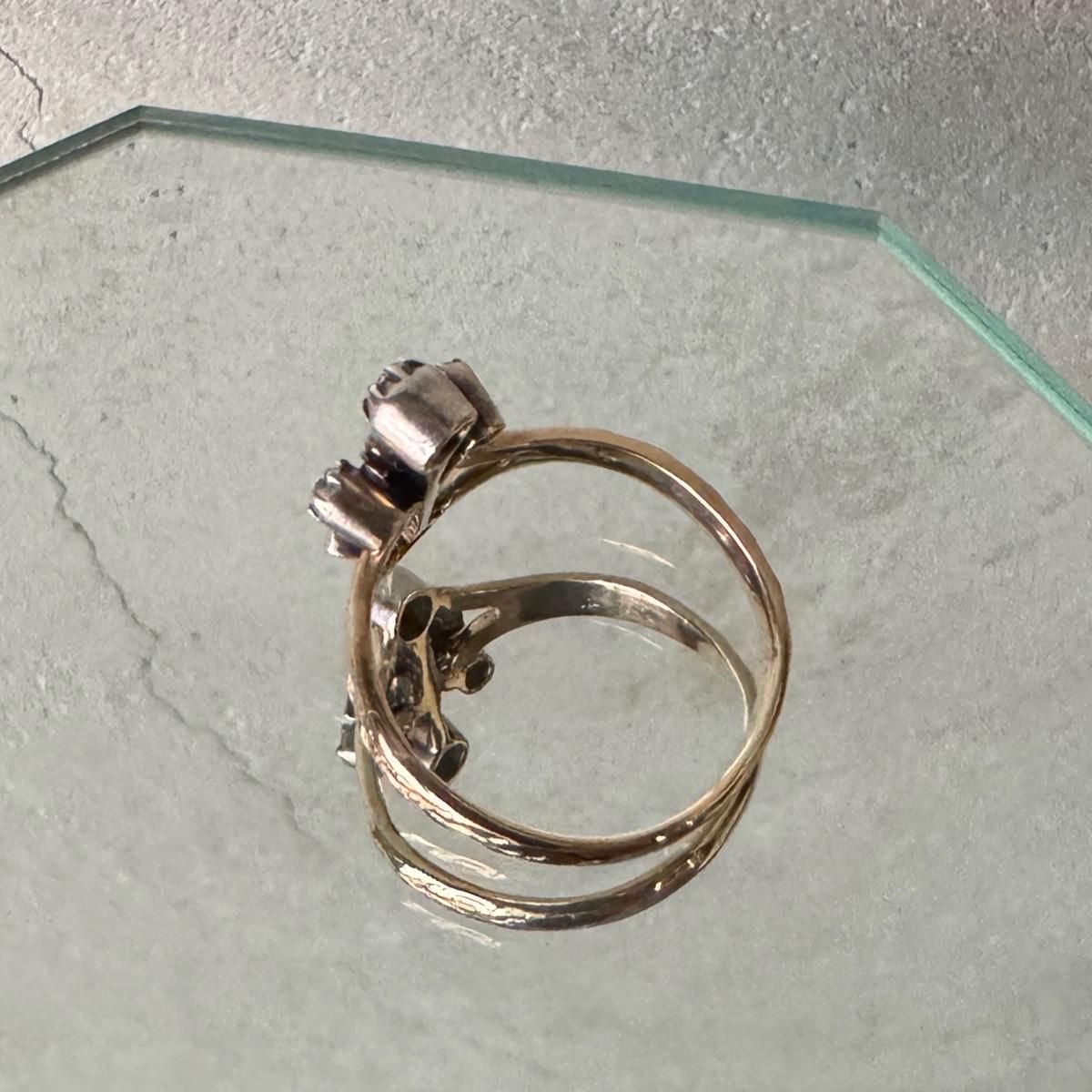 硼 15 åȥ 󥰡Georgean 15K Rose Cut Diamond Ring