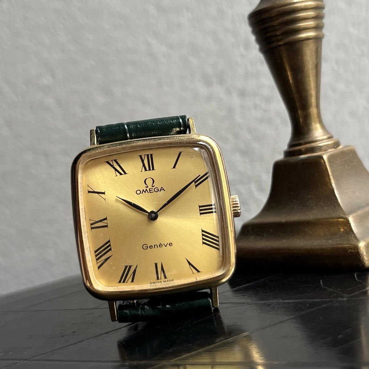 OMEGA オメガ 腕時計 vintage watch Genève ジュネーブ OMEGA GENEVE（オメガ ジュネーブ）クッションケース ローマン