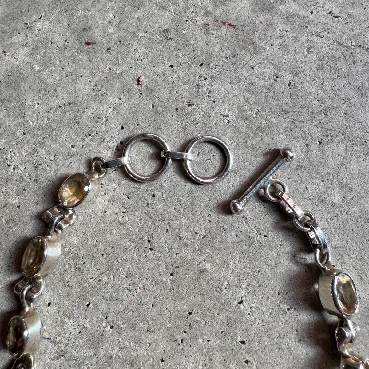 ơ С ȥ ֥쥹åȡSilver Citrine Bracelet