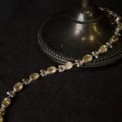 ơ С ȥ ֥쥹åȡSilver Citrine Bracelet