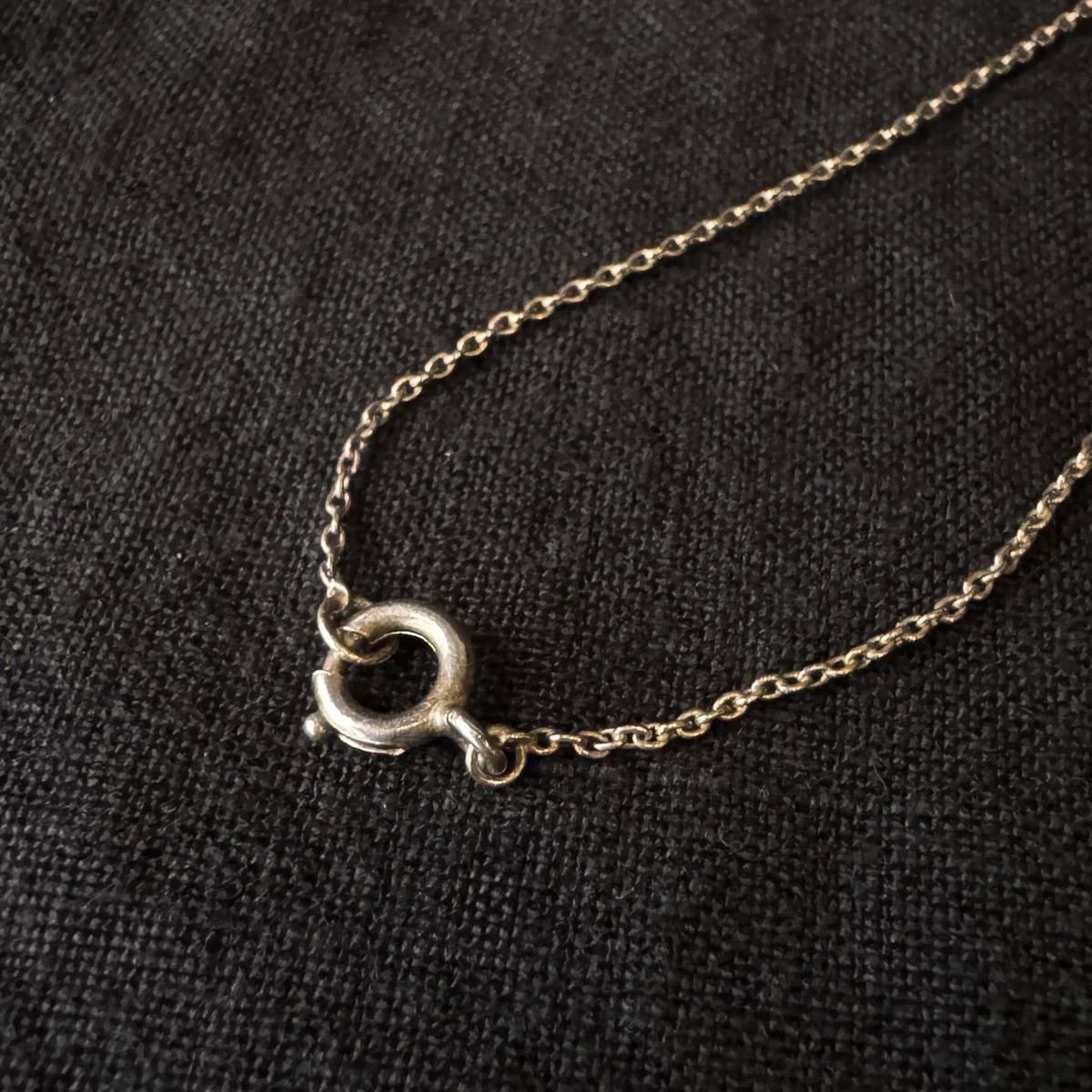 1910ǯ С 饹 ꥨ ܥͥå쥹Silver Glass Necklace