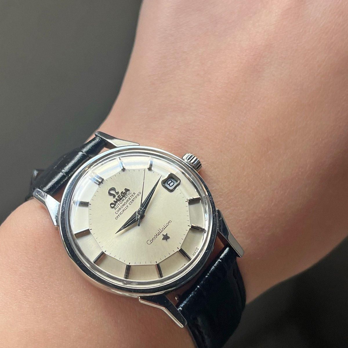 OMEGA CONSTELLATIONʥᥬ 󥹥ƥ졼PIE PAN DIAL 12 Υ᡼ ư