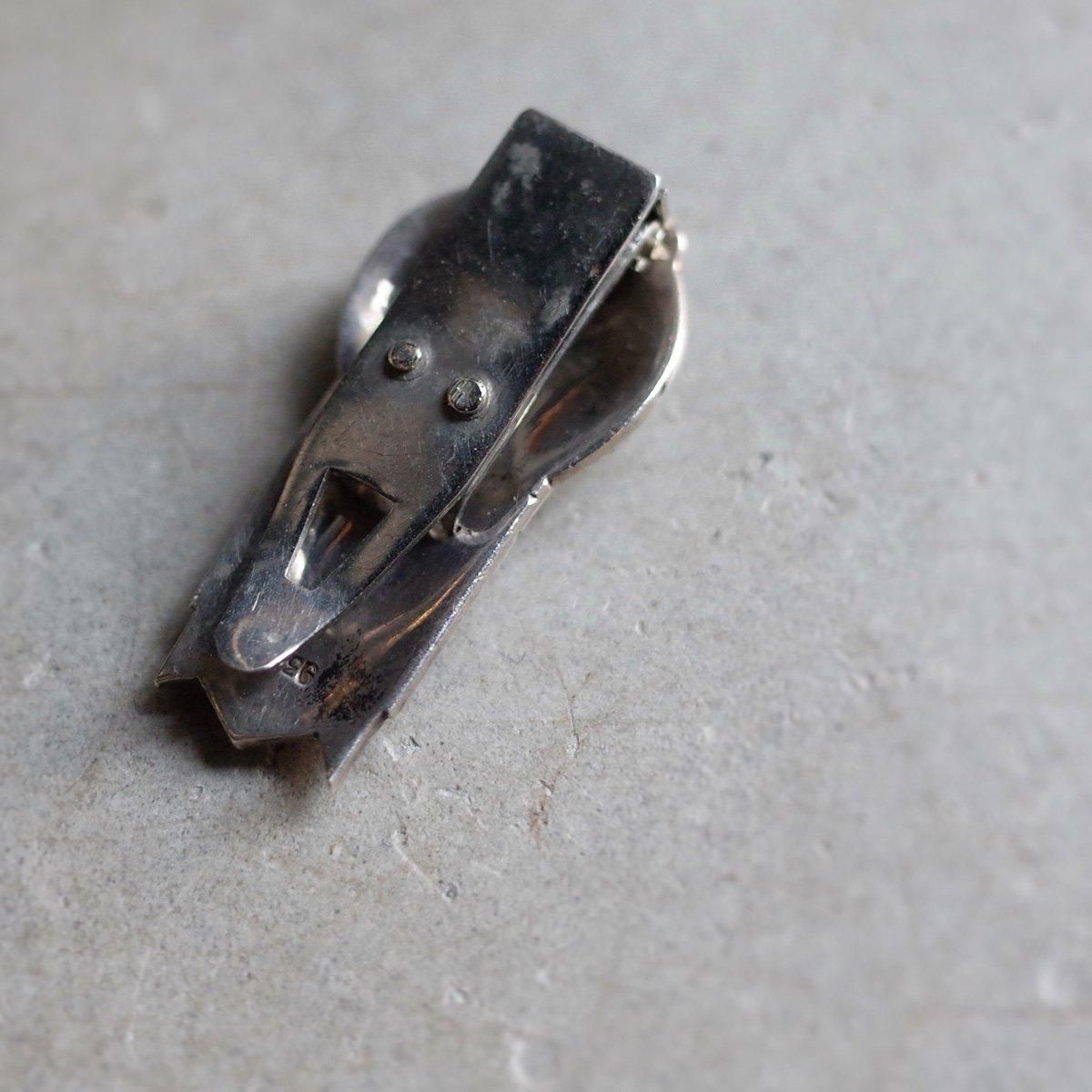 С ޡ ߥ ɥ쥹åס1920-30's Silver Marcasite Mini Dress Clip 