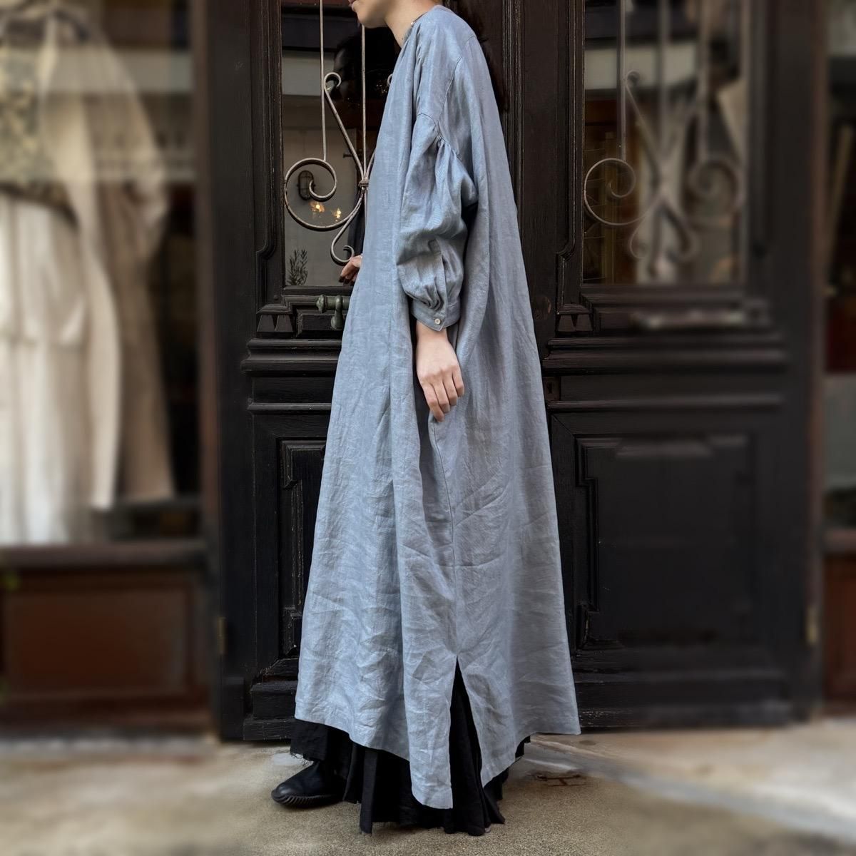 suzuki takayuki peasant dress I（S241-25） - poooL (online shop)
