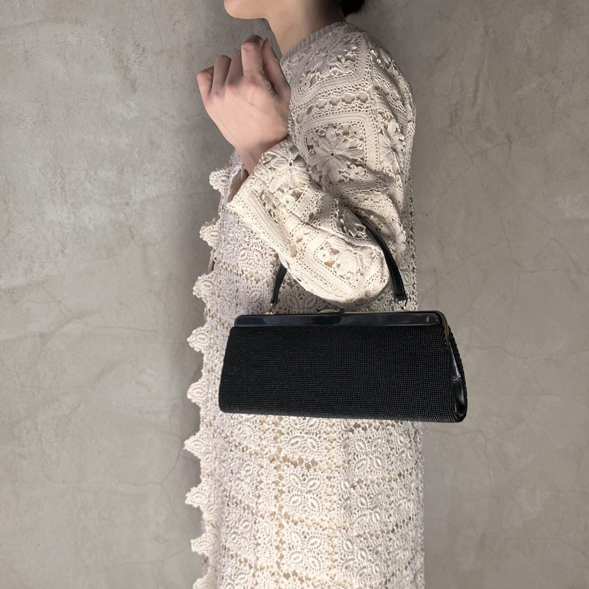 ơ ӡ  쥶 ХåVintage Beads and Leather Bag˥֥å