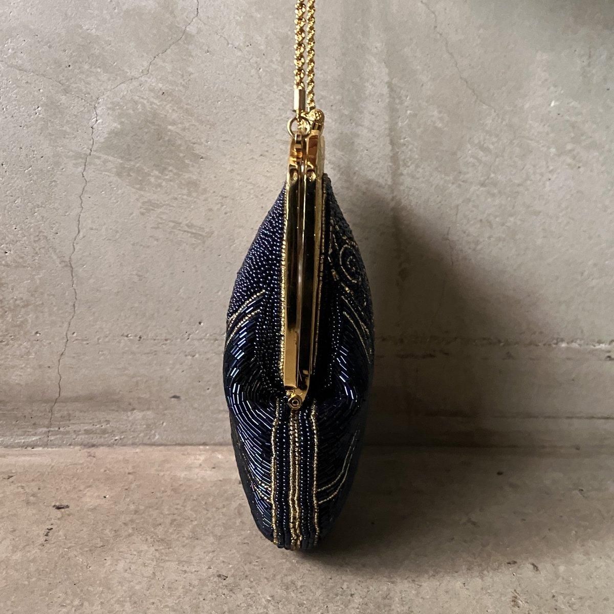 ơ ӡХå Vintage Beaded Bag Swirl Pattern