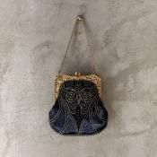 ơ ӡХå Vintage Beaded Bag Swirl Pattern