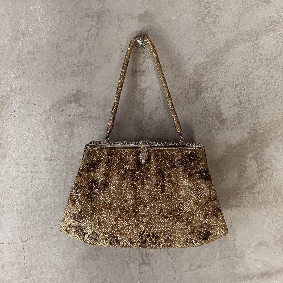 ơ ӡХå Vintage Beaded Bag Floral Design˥ѥ󥴡
