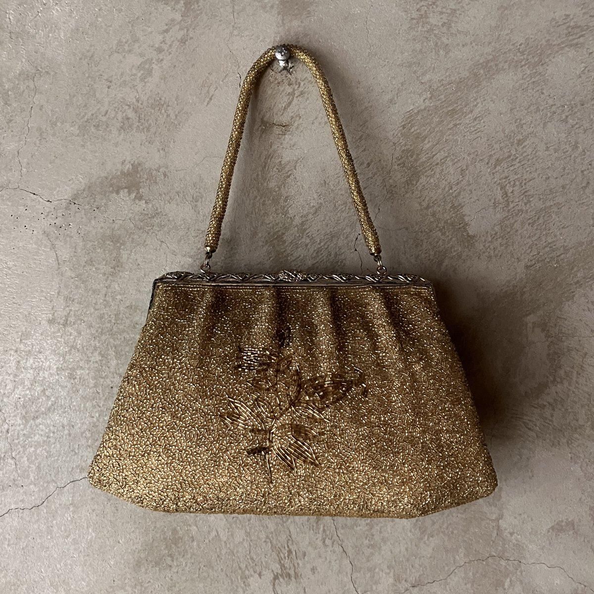 ơ ӡХå Vintage Beaded Bag Floral Design˥ѥ󥴡