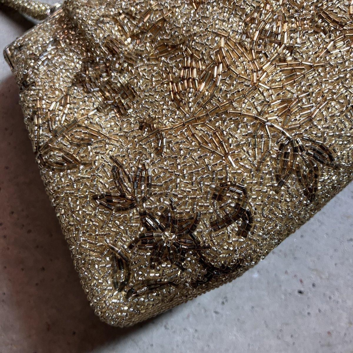 ơ ӡХå Vintage Beaded Bag Floral Design˥ѥ󥴡