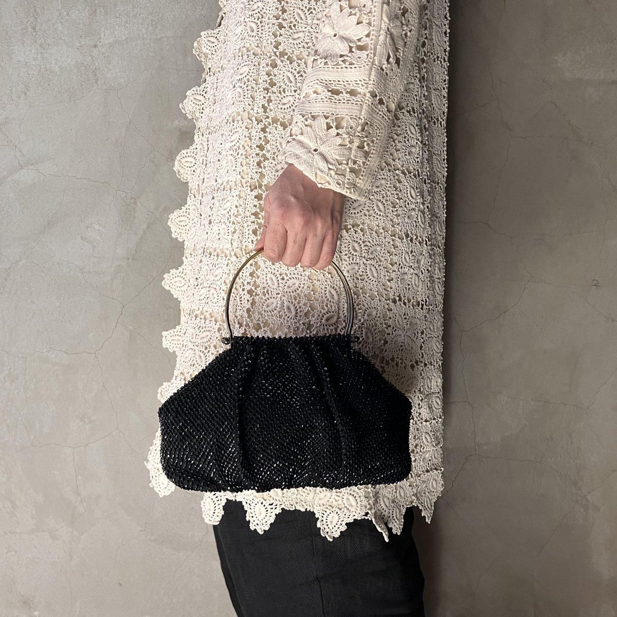 ơ ӡå ֥ϥɥ ХåVintage Beaded Crochet Bag
