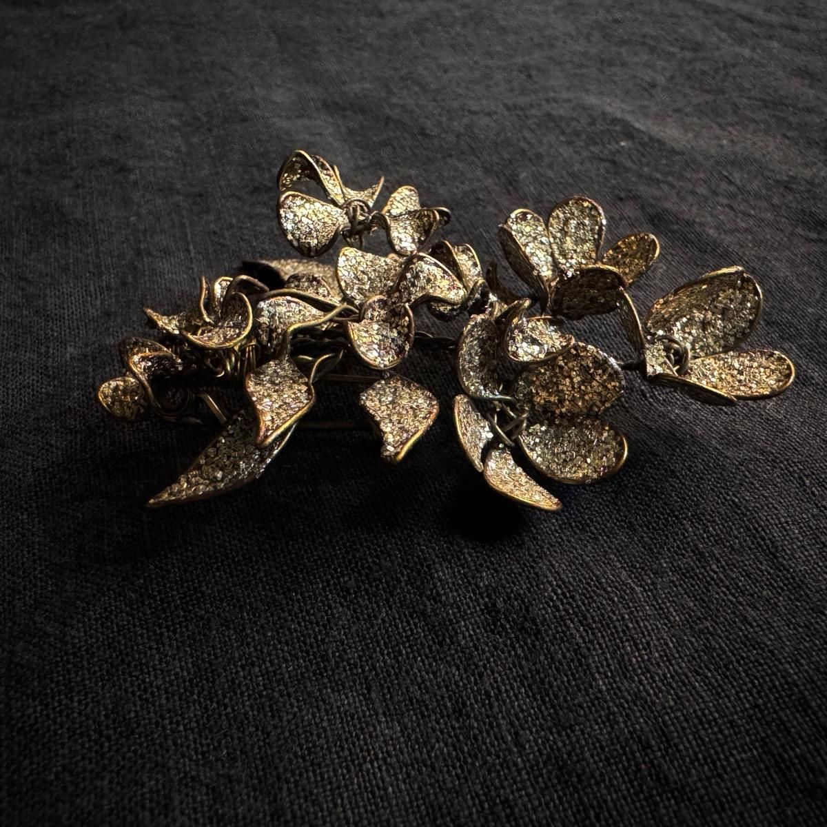 1930ǯ 磻䡼 ե֥Metal Flower Brooch