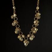 1950ǯ 饹 ե󥸥եͥå쥹Glass Flower Necklace