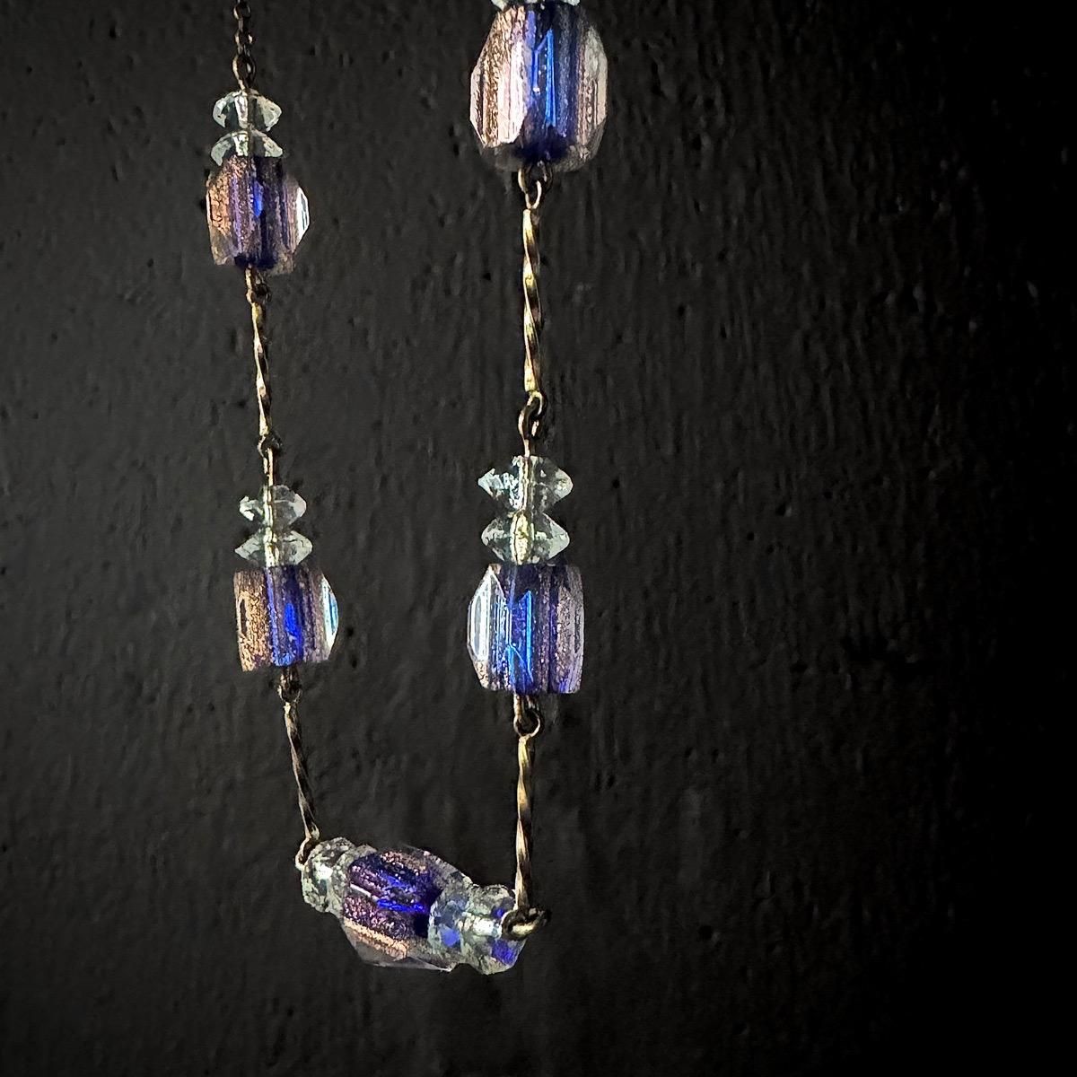 1930ǯ 饹 å ͥå쥹Glass Glitter Necklace