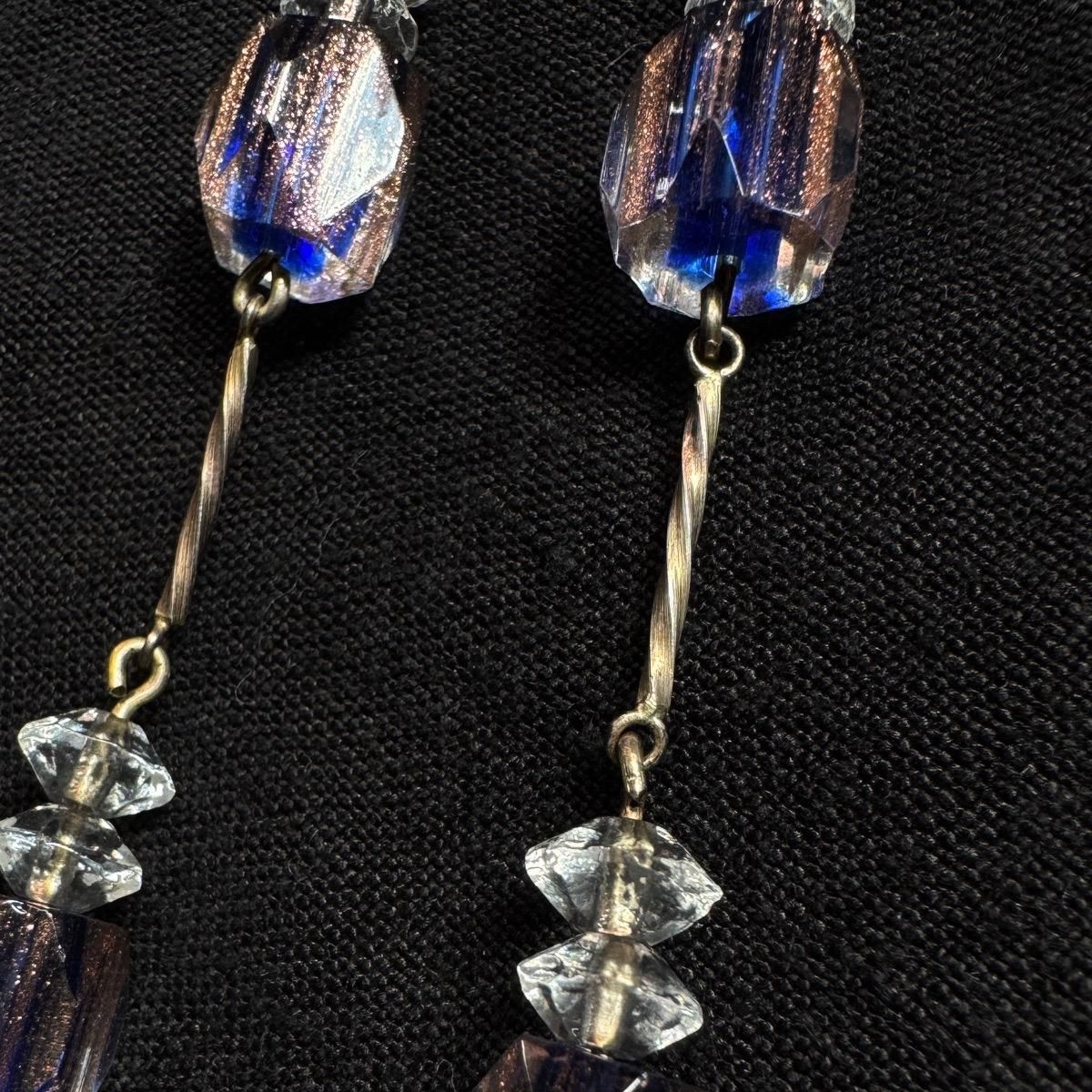 1930ǯ 饹 å ͥå쥹Glass Glitter Necklace