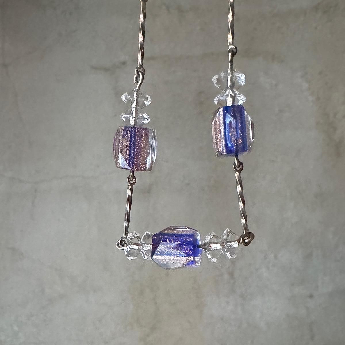 1930ǯ 饹 å ͥå쥹Glass Glitter Necklace