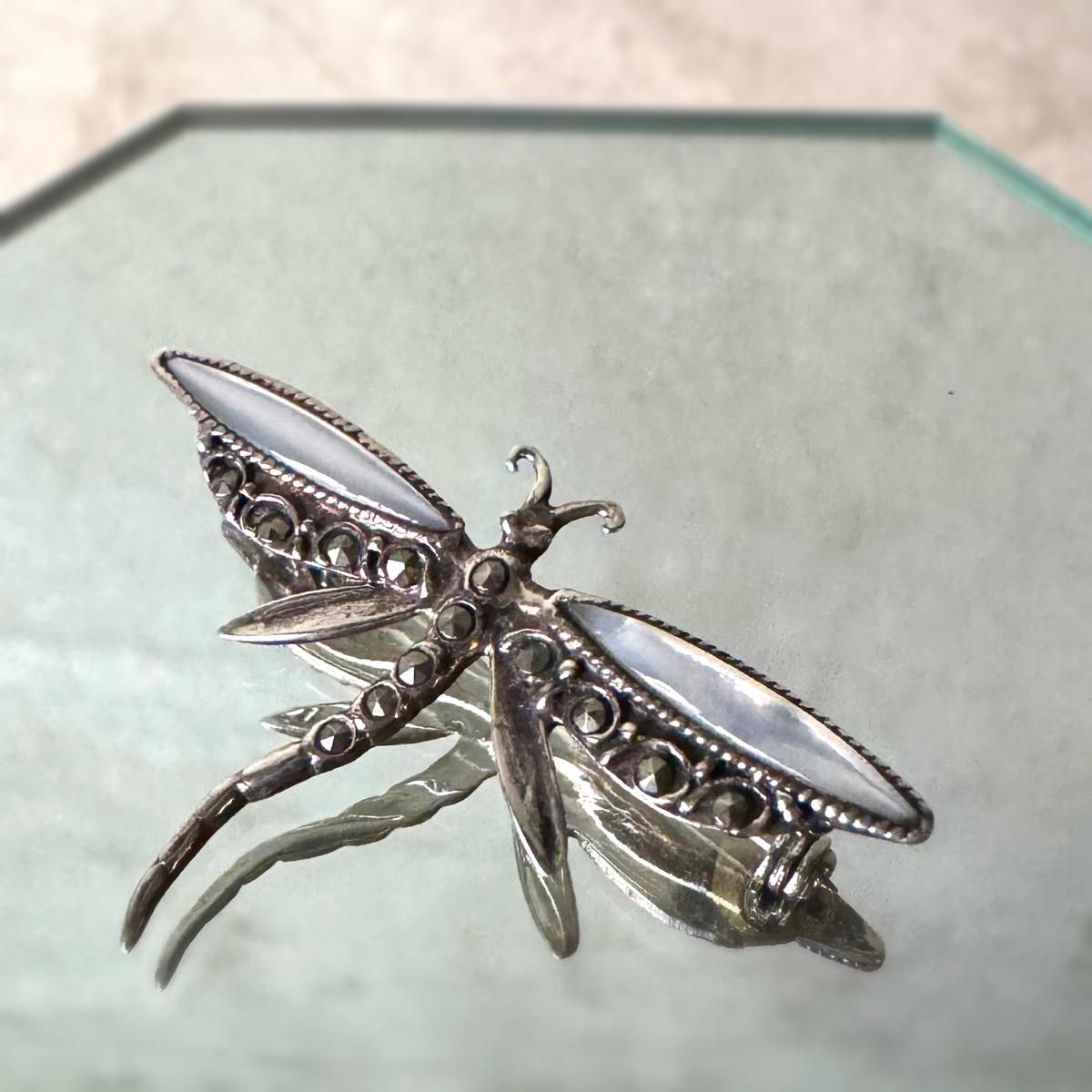 1950ǯ С ޥ֥ѡ ֥Silver MOP Brooch