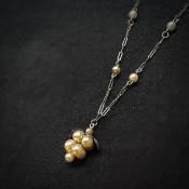 1930-40ǯ ֤ɤ ѡͥå쥹Grape Pearl Necklace