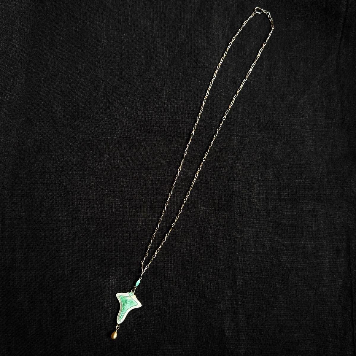 1912ǯ С å奨ʥ ꡼ ͥå쥹Guilloche Enamel Necklace