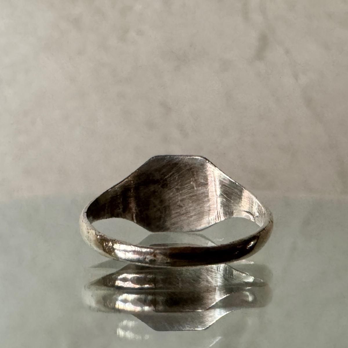 ơ С Υ ͥåȥ󥰡Silver Gilt Signet Ring