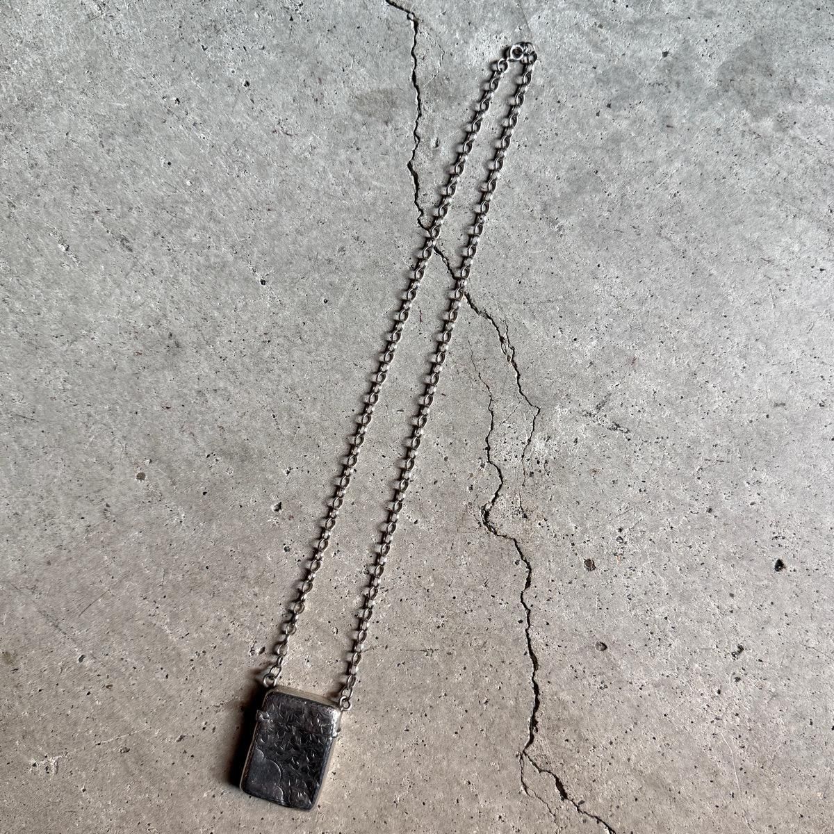 1897ǯ С ޥåۥ ͥå쥹Silver Match Holder Necklace