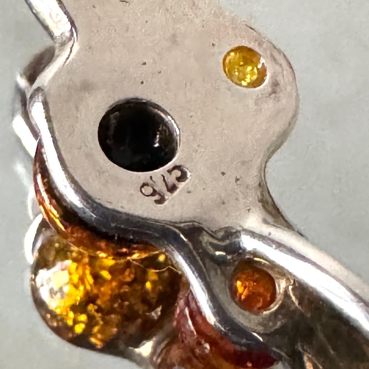 ơ С С ڥȥȥåסSilver Amber Pendant Top