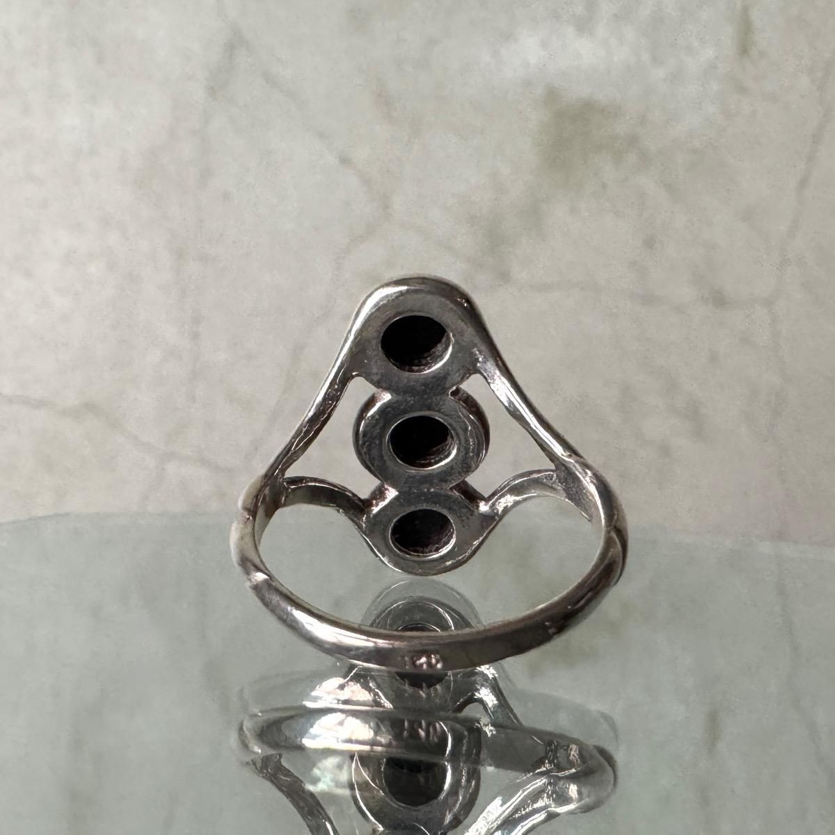 ơ С ꡼󥢥С 󥰡Silver Amber Ring