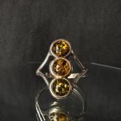 ơ С ꡼󥢥С 󥰡Silver Amber Ring