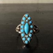 ȥꥢ С  ޡ󥰡Silver Turquoise Ring