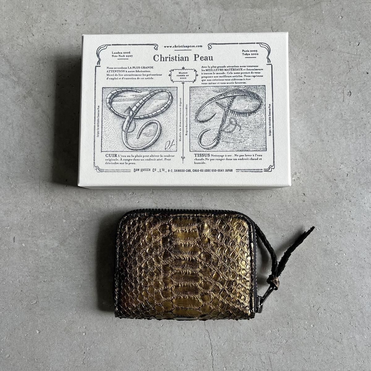 CHRISTIAN PEAU 05130 CP WALLET Sʥꥹ ݡ ۡBLACK/GOLD