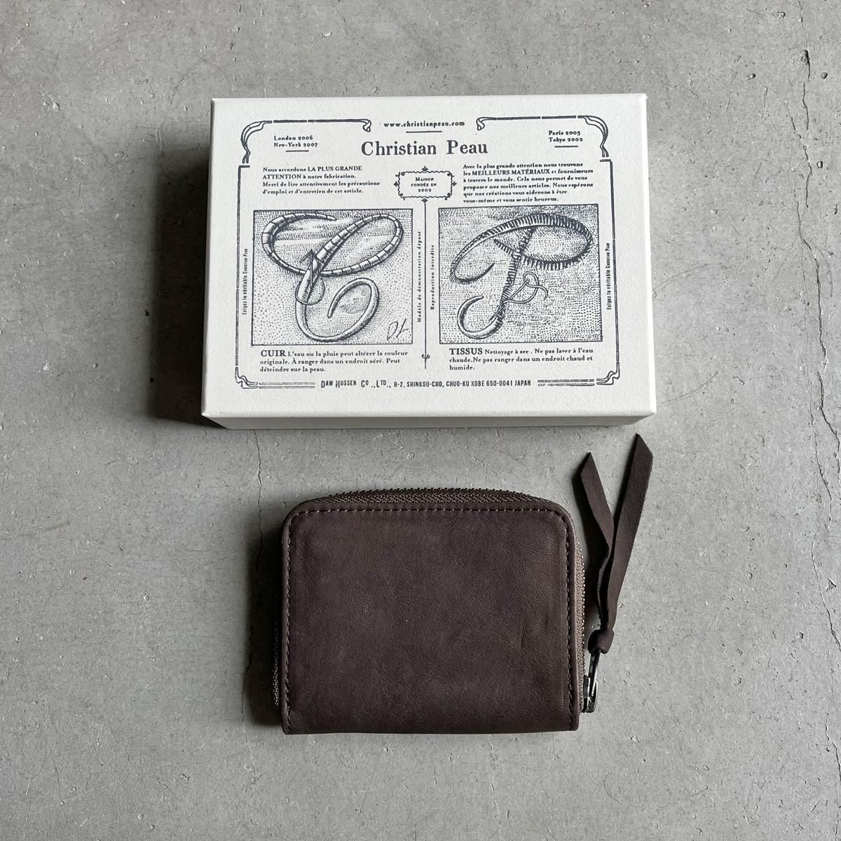 CHRISTIAN PEAU 05130 CP WALLET S(クリスチャン ポー 財布)D GREY - JeJe PIANO ONLINE BOUTIQUE 神戸のアンティーク時計,ジュエリー,ファッション専門店 CHRISTIAN PEAU 05130 CP WALLET S(クリスチャン ポー 財布)D GREY - JeJe PIANO ONLINE BOUTIQUE 神戸のアンティーク時計,ジュエリー,ファッション専門店