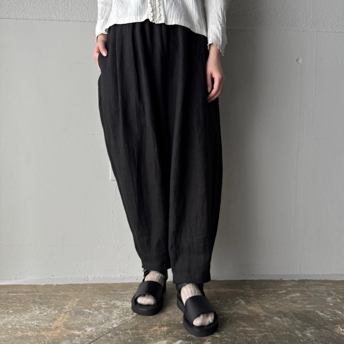 suzuki takayuki farmar's wide pantsʥ業 եޡ磻ɥѥġBlack / Unisex