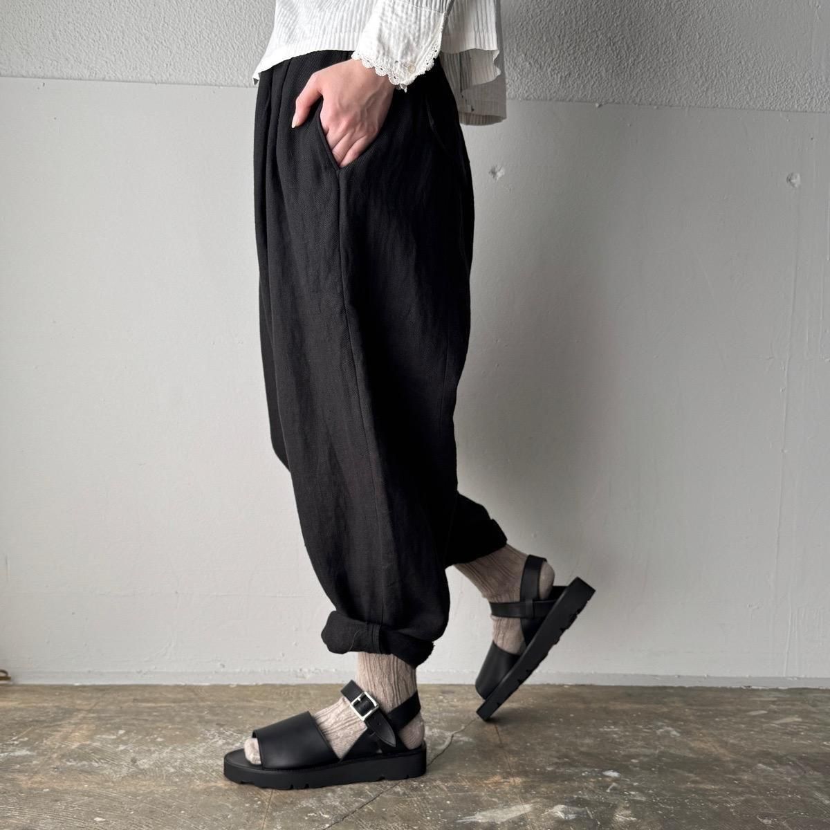 suzuki takayuki farmar's wide pantsʥ業 եޡ磻ɥѥġBlack / Unisex
