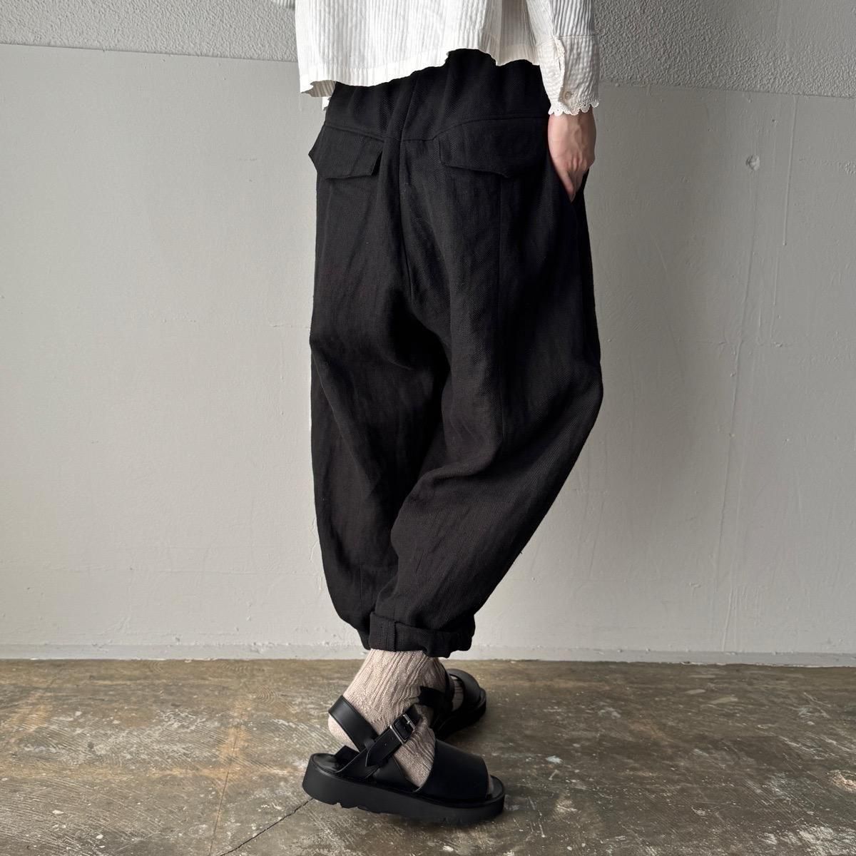 suzuki takayuki farmar's wide pantsʥ業 եޡ磻ɥѥġBlack / Unisex