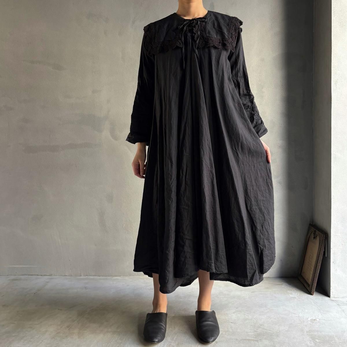<img class='new_mark_img1' src='https://img.shop-pro.jp/img/new/icons13.gif' style='border:none;display:inline;margin:0px;padding:0px;width:auto;' />HALLELUJAH 7,  Robe Religieuse_col carreʥϥ ƻ ܥå顼Black