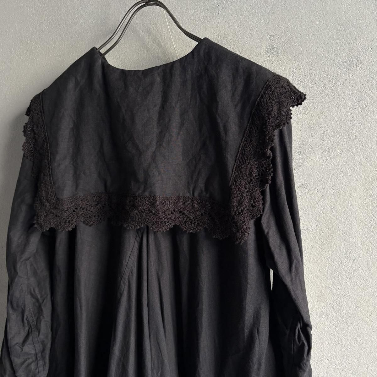 <img class='new_mark_img1' src='https://img.shop-pro.jp/img/new/icons13.gif' style='border:none;display:inline;margin:0px;padding:0px;width:auto;' />HALLELUJAH 7,  Robe Religieuse_col carreʥϥ ƻ ܥå顼Black