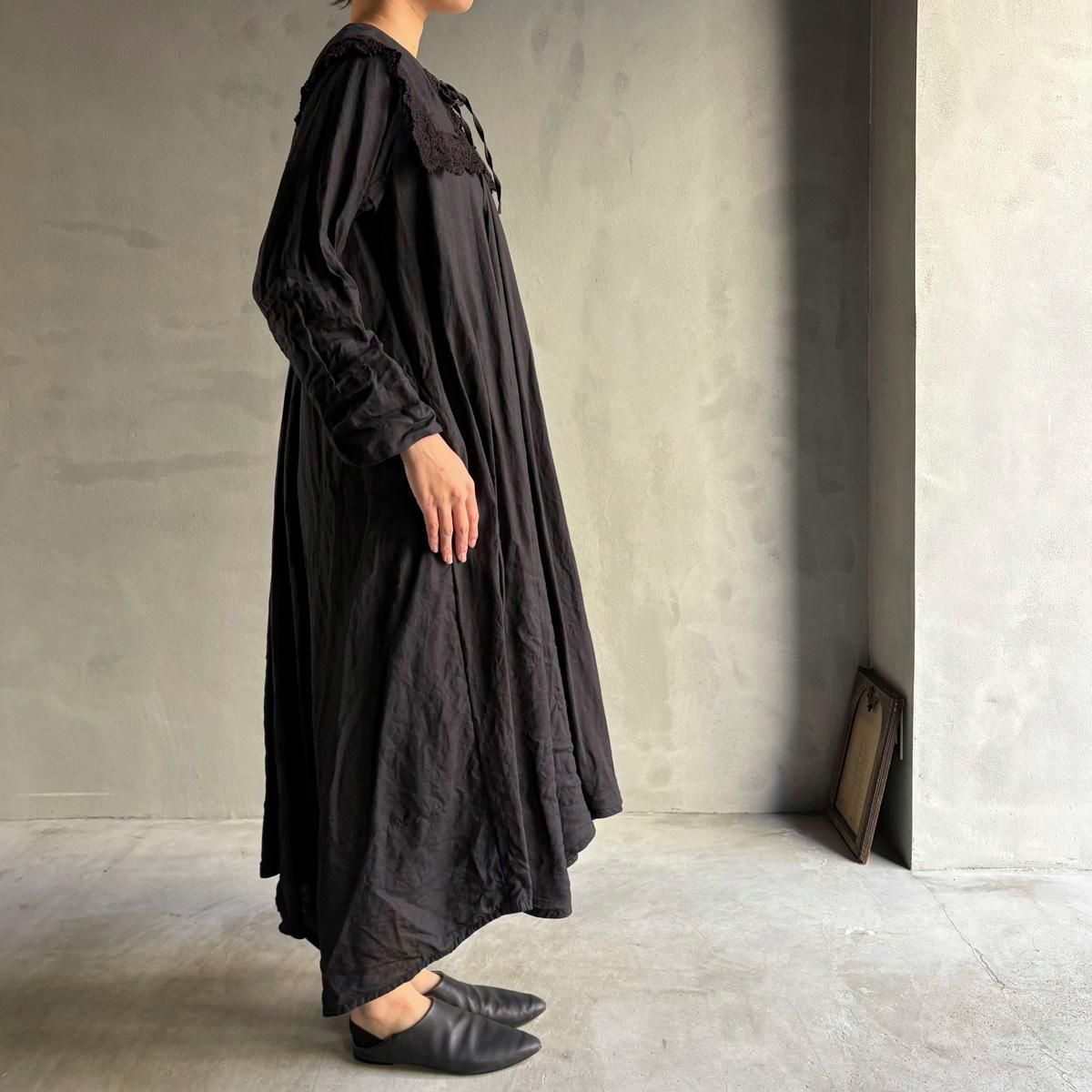 <img class='new_mark_img1' src='https://img.shop-pro.jp/img/new/icons13.gif' style='border:none;display:inline;margin:0px;padding:0px;width:auto;' />HALLELUJAH 7,  Robe Religieuse_col carreʥϥ ƻ ܥå顼Black