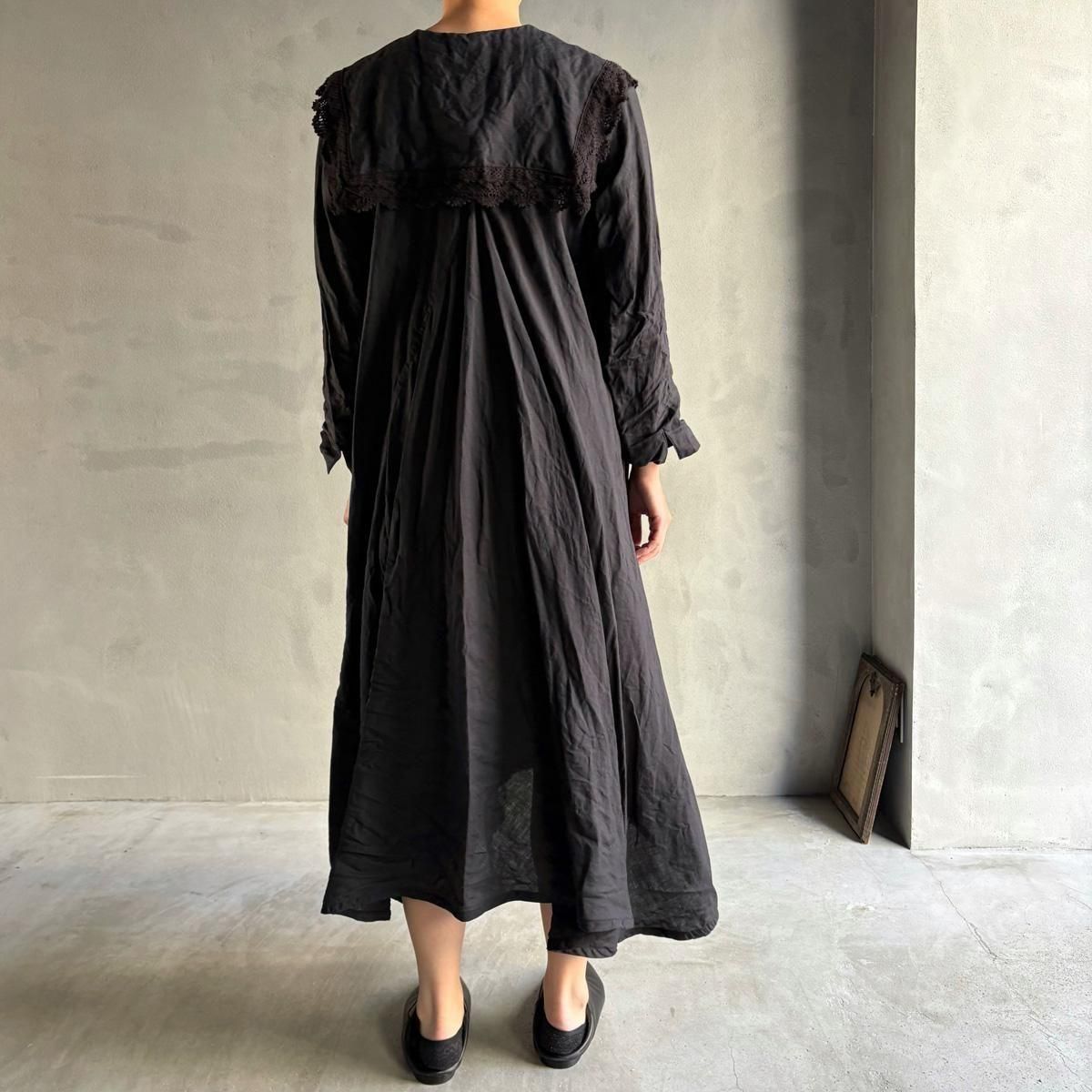 <img class='new_mark_img1' src='https://img.shop-pro.jp/img/new/icons13.gif' style='border:none;display:inline;margin:0px;padding:0px;width:auto;' />HALLELUJAH 7,  Robe Religieuse_col carreʥϥ ƻ ܥå顼Black