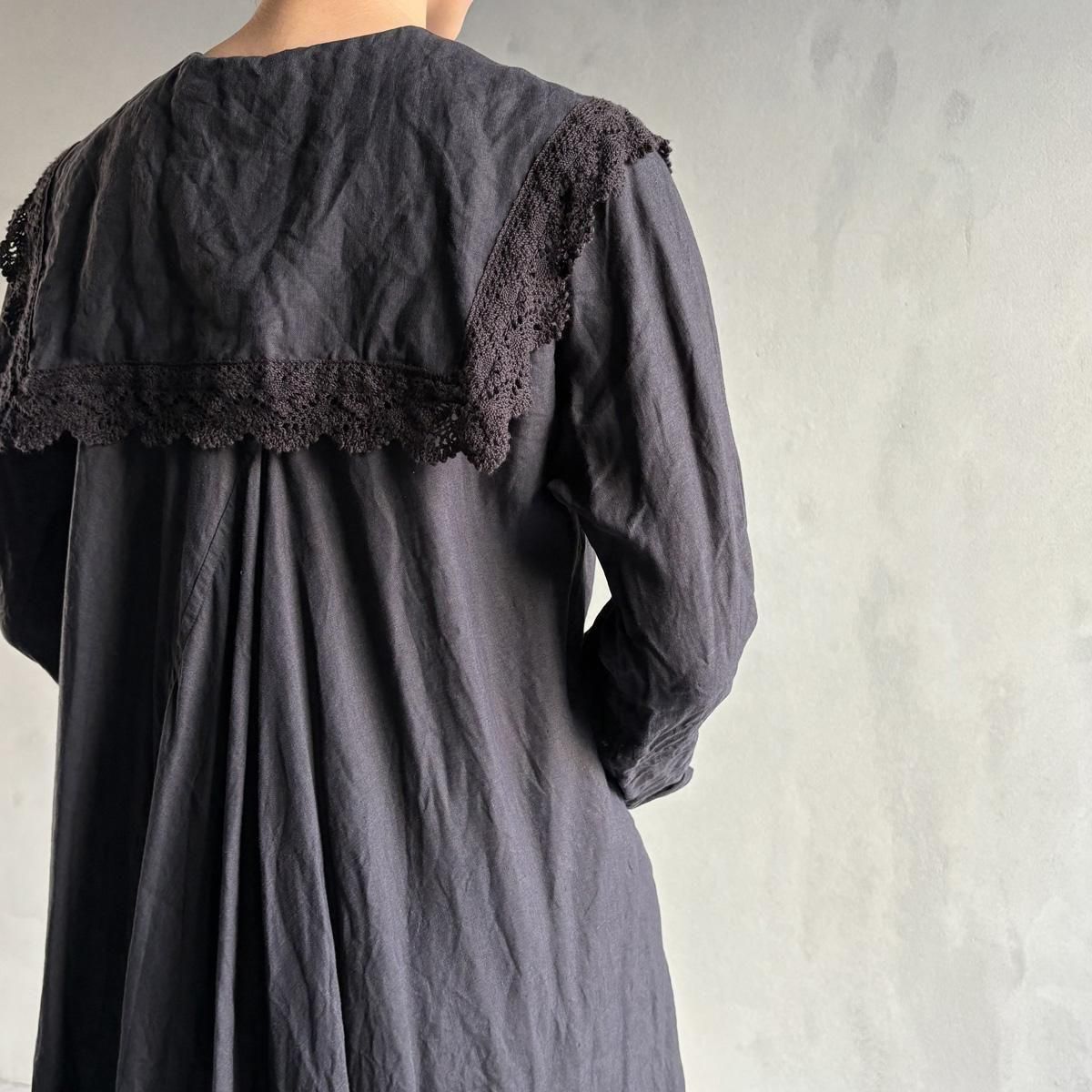 <img class='new_mark_img1' src='https://img.shop-pro.jp/img/new/icons13.gif' style='border:none;display:inline;margin:0px;padding:0px;width:auto;' />HALLELUJAH 7,  Robe Religieuse_col carreʥϥ ƻ ܥå顼Black