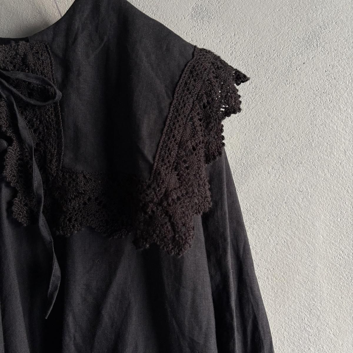 <img class='new_mark_img1' src='https://img.shop-pro.jp/img/new/icons13.gif' style='border:none;display:inline;margin:0px;padding:0px;width:auto;' />HALLELUJAH 7,  Robe Religieuse_col carreʥϥ ƻ ܥå顼Black
