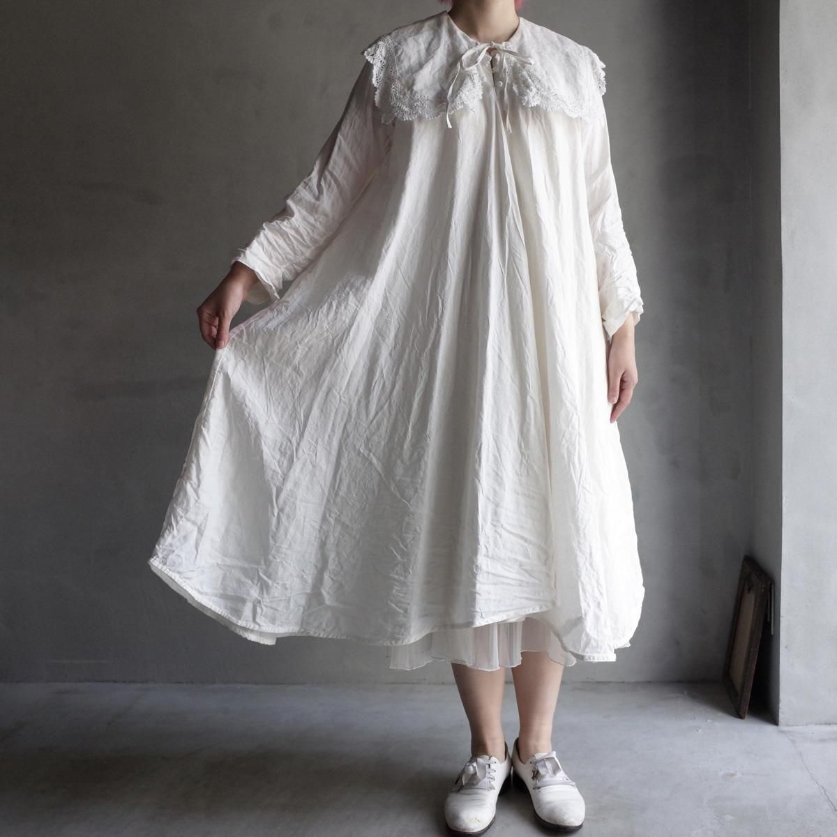 <img class='new_mark_img1' src='https://img.shop-pro.jp/img/new/icons13.gif' style='border:none;display:inline;margin:0px;padding:0px;width:auto;' />HALLELUJAH 7,  Robe Religieuse_col carreʥϥ ƻ ܥå顼Off White