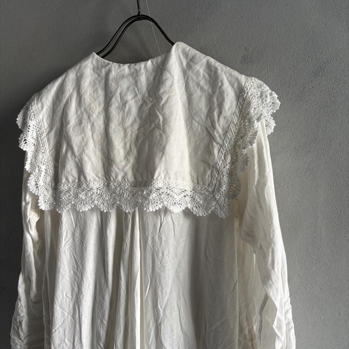 <img class='new_mark_img1' src='https://img.shop-pro.jp/img/new/icons13.gif' style='border:none;display:inline;margin:0px;padding:0px;width:auto;' />HALLELUJAH 7,  Robe Religieuse_col carreʥϥ ƻ ܥå顼Off White
