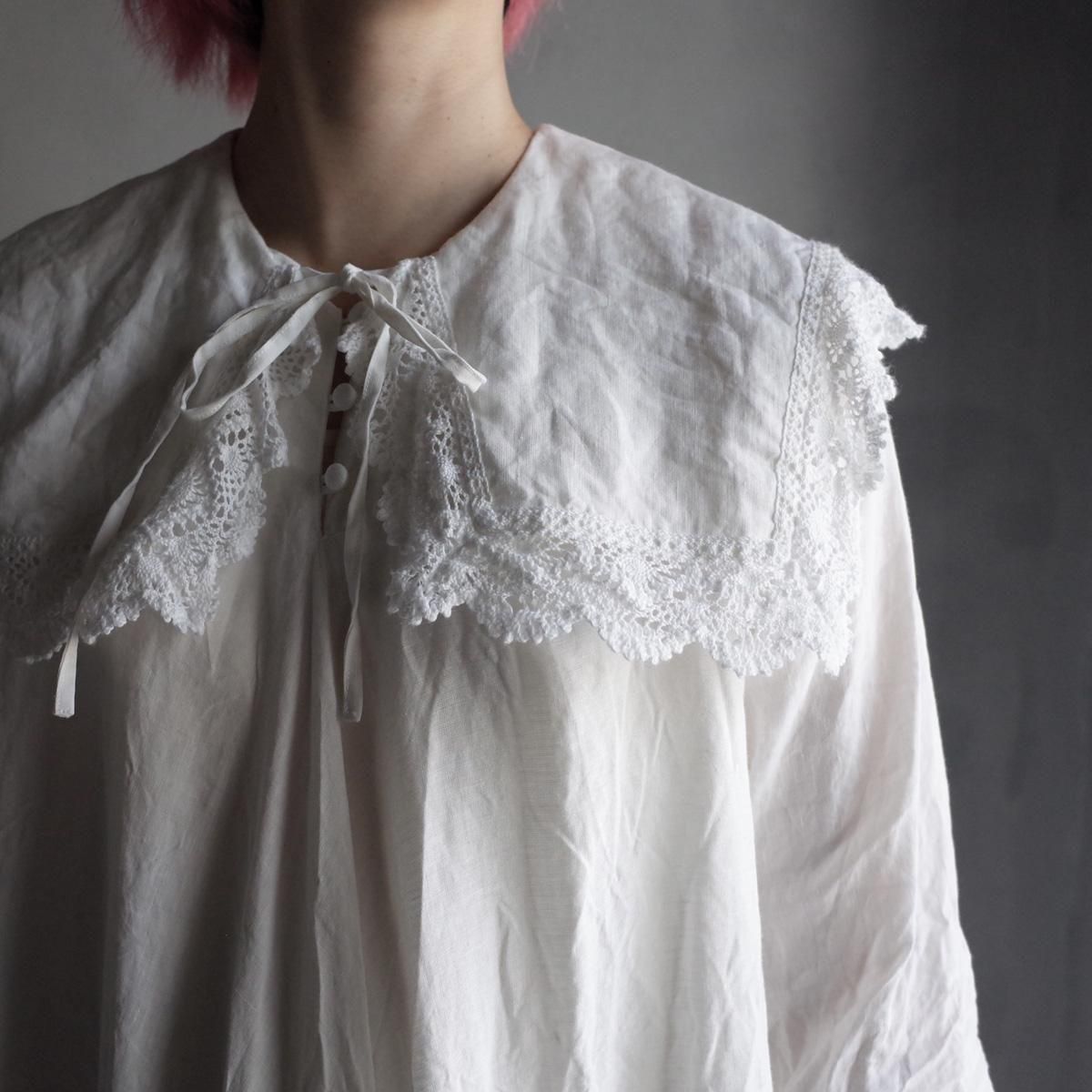 <img class='new_mark_img1' src='https://img.shop-pro.jp/img/new/icons13.gif' style='border:none;display:inline;margin:0px;padding:0px;width:auto;' />HALLELUJAH 7,  Robe Religieuse_col carreʥϥ ƻ ܥå顼Off White