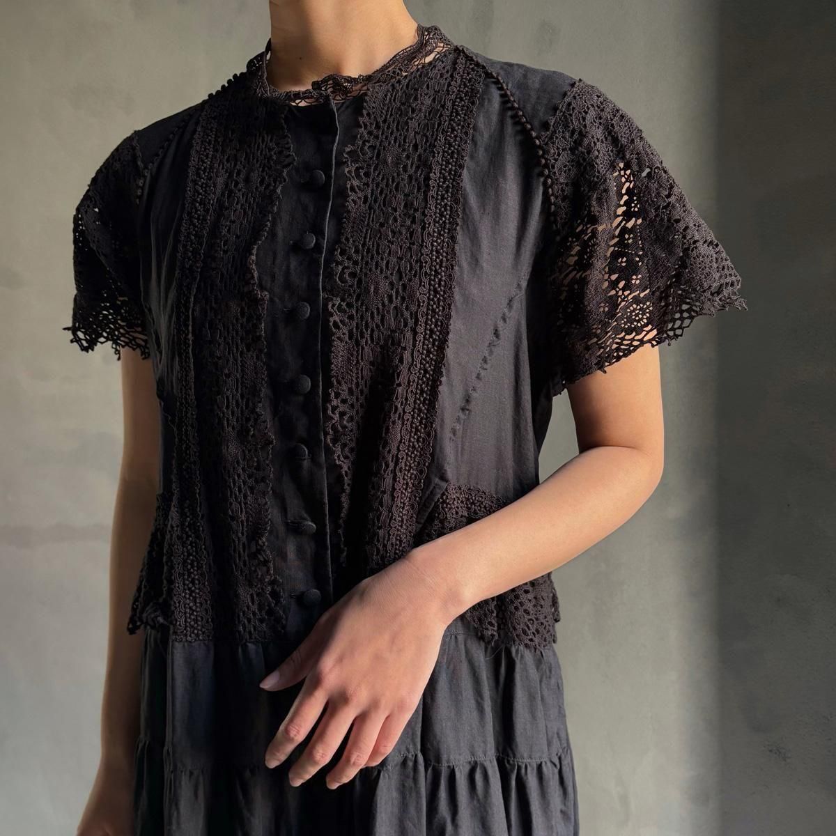 <img class='new_mark_img1' src='https://img.shop-pro.jp/img/new/icons13.gif' style='border:none;display:inline;margin:0px;padding:0px;width:auto;' />HALLELUJAH 6,  Edwardian Robeʥϥ ɥǥ ֡Black