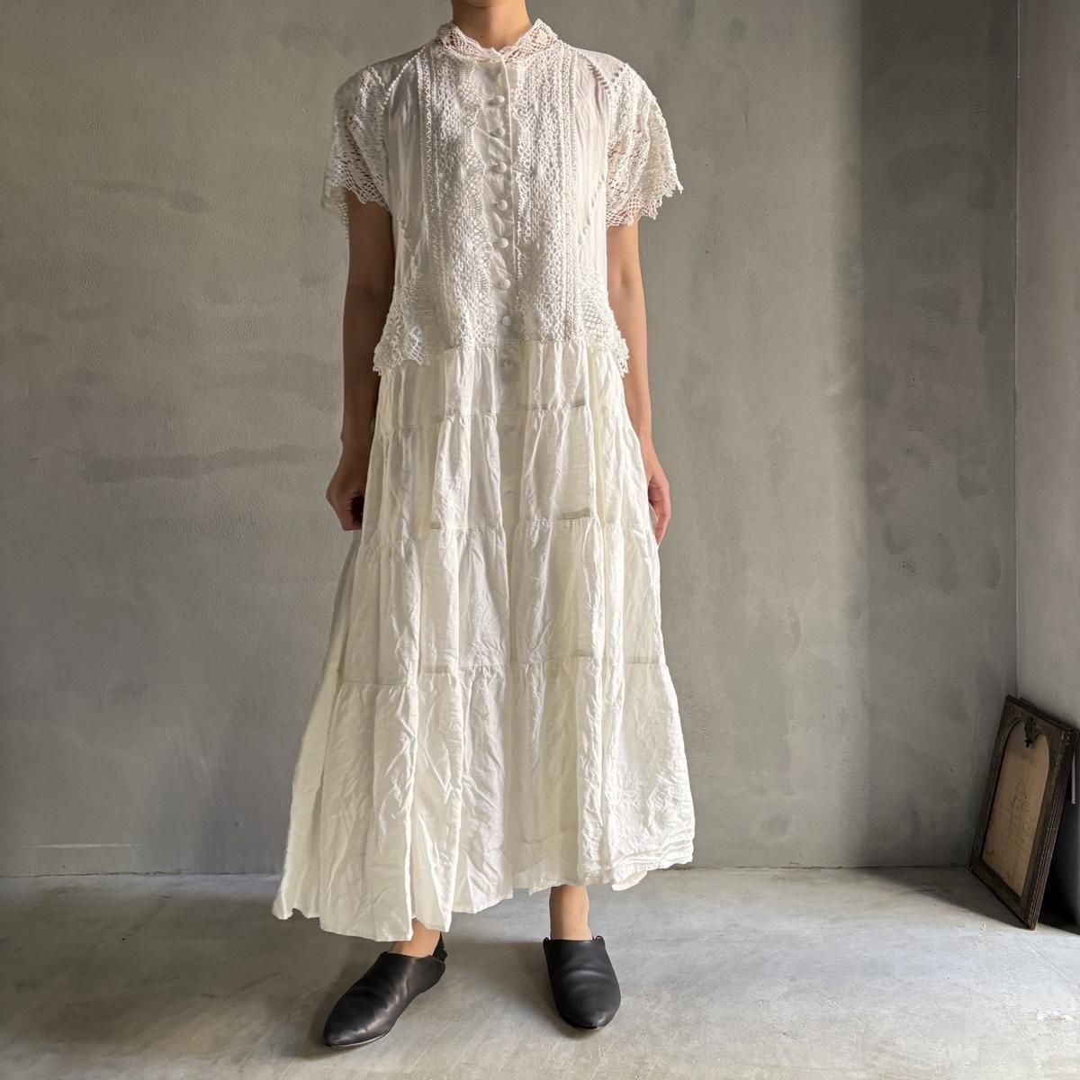 <img class='new_mark_img1' src='https://img.shop-pro.jp/img/new/icons13.gif' style='border:none;display:inline;margin:0px;padding:0px;width:auto;' />HALLELUJAH 6,  Edwardian Robeʥϥ ɥǥ ֡Off White