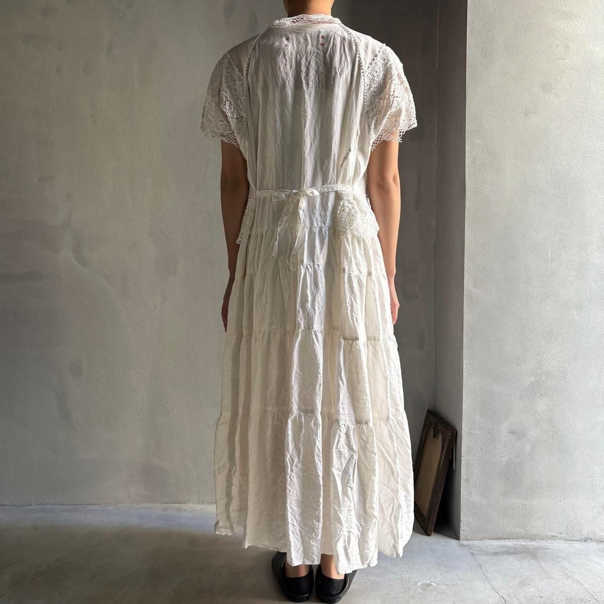 <img class='new_mark_img1' src='https://img.shop-pro.jp/img/new/icons13.gif' style='border:none;display:inline;margin:0px;padding:0px;width:auto;' />HALLELUJAH 6,  Edwardian Robeʥϥ ɥǥ ֡Off White